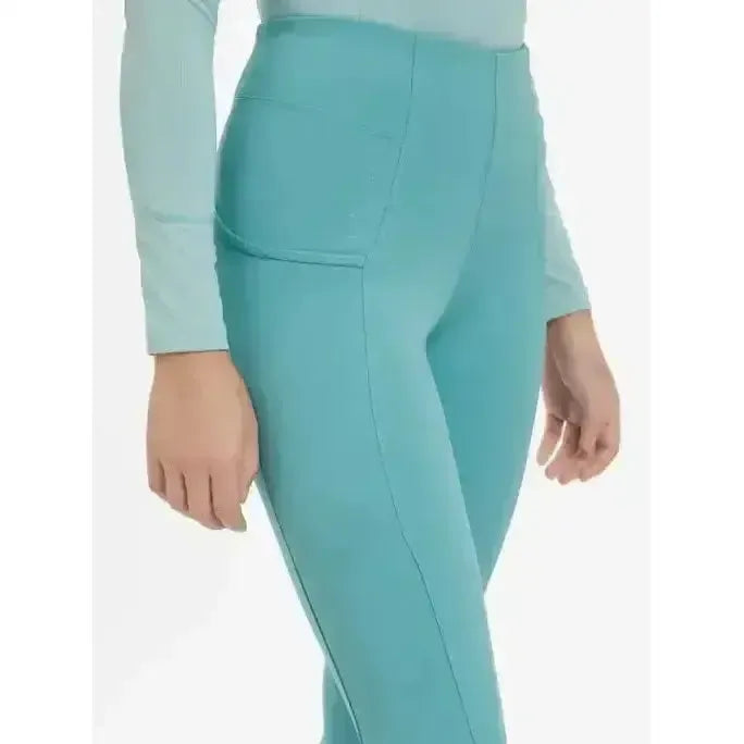 Lemieux Naomi Pull On Breeches Lagoon-Riding Tights-Lemieux-Lagoon-UK 6-Horsey Shopping