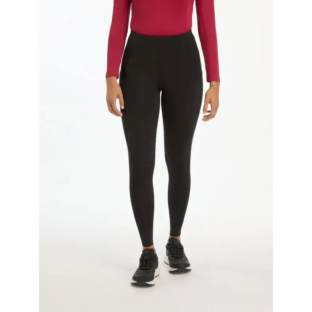 Lemieux Naomi Pull On Breeches (Updated) Black-Riding Tights-Lemieux-UK 6-Horsey Shopping