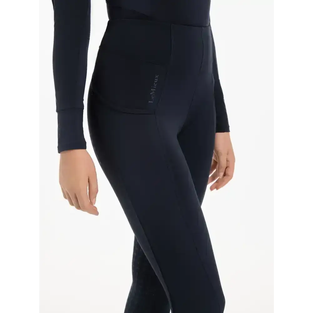 Lemieux Naomi Pull On Breeches (Updated) Navy-Riding Tights-Lemieux-UK 6-Horsey Shopping