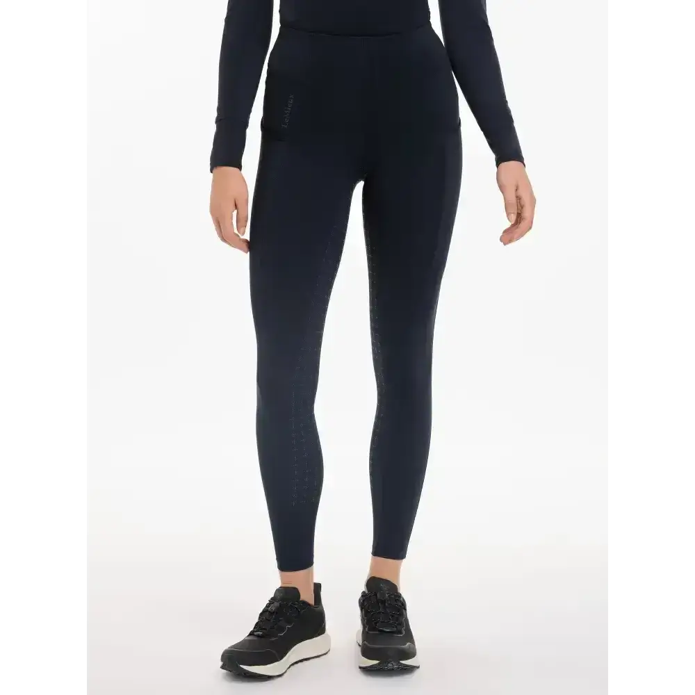 Lemieux Naomi Pull On Breeches (Updated) Navy-Riding Tights-Lemieux-UK 6-Horsey Shopping