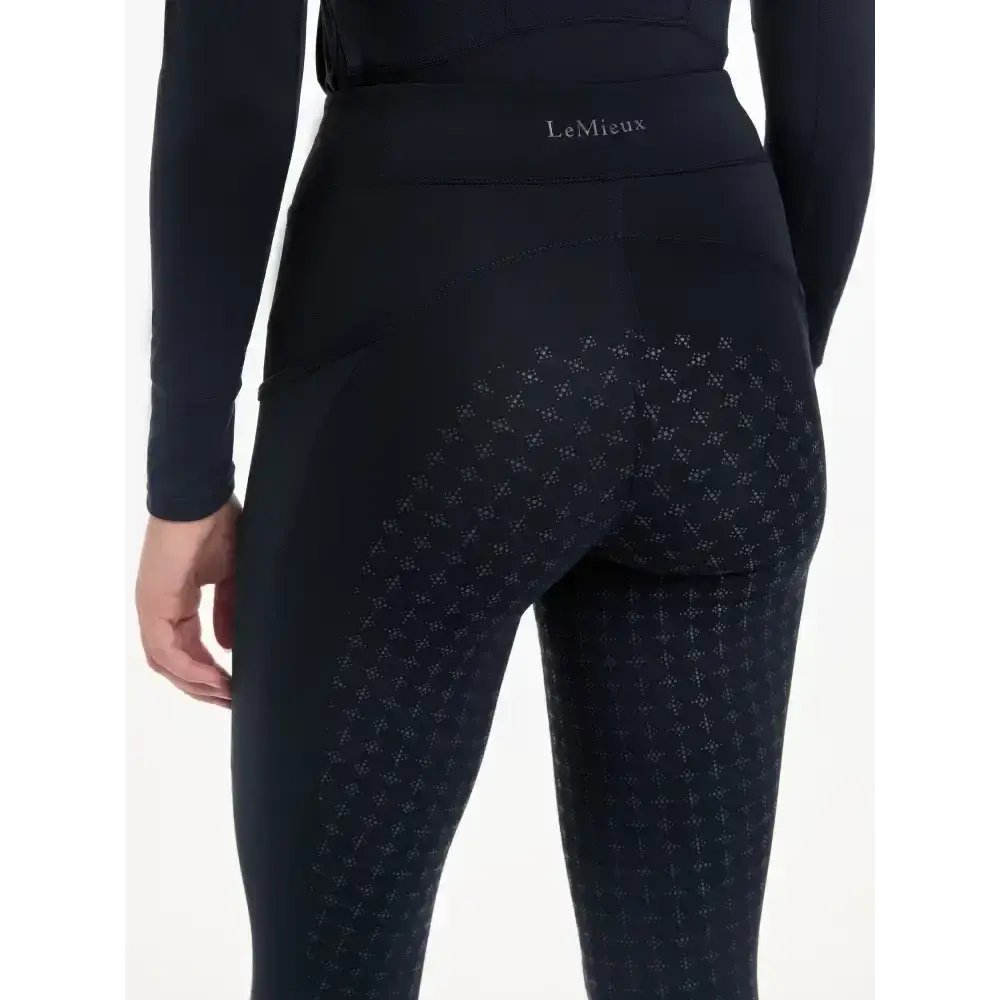 Lemieux Naomi Pull On Breeches (Updated) Navy-Riding Tights-Lemieux-UK 6-Horsey Shopping