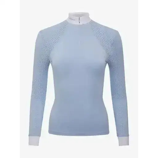 LeMieux Olivia Long Sleeve Show Shirt Mist UK 10 Mist Show Shirts