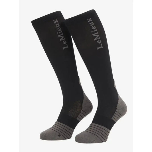 Lemieux Performance Sock Black Small Riding Socks