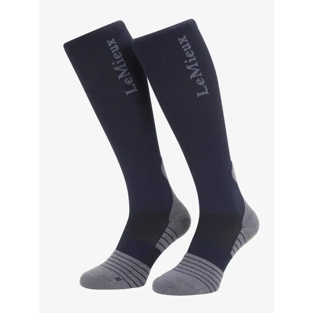 Lemieux Performance Sock Navy-Riding Socks-Lemieux-Small-Horsey Shopping
