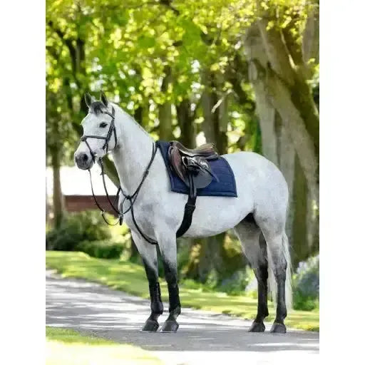 Lemieux Pillow Pad Navy-Saddle Pads-Lemieux-Navy-Small/Medium-Horsey Shopping
