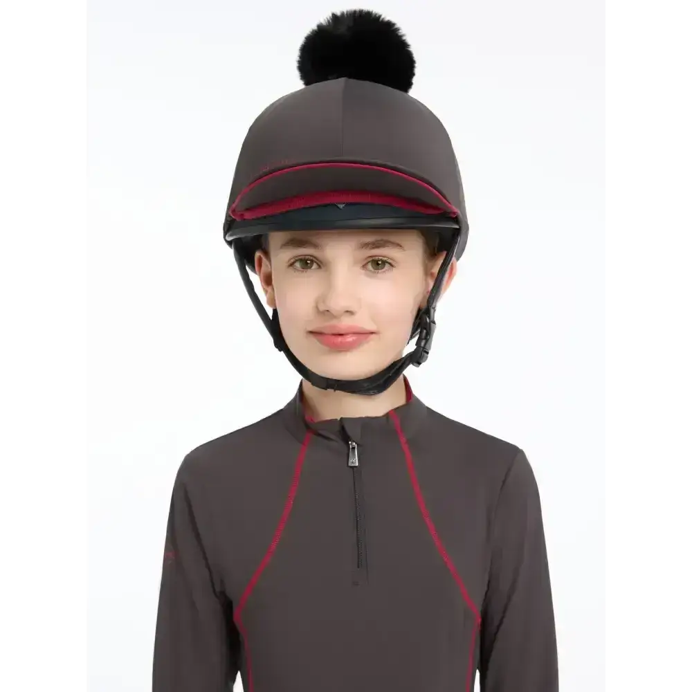 Lemieux Pippa Hat Silk Cinder-Hat Silks-Lemieux-Cinder-Horsey Shopping