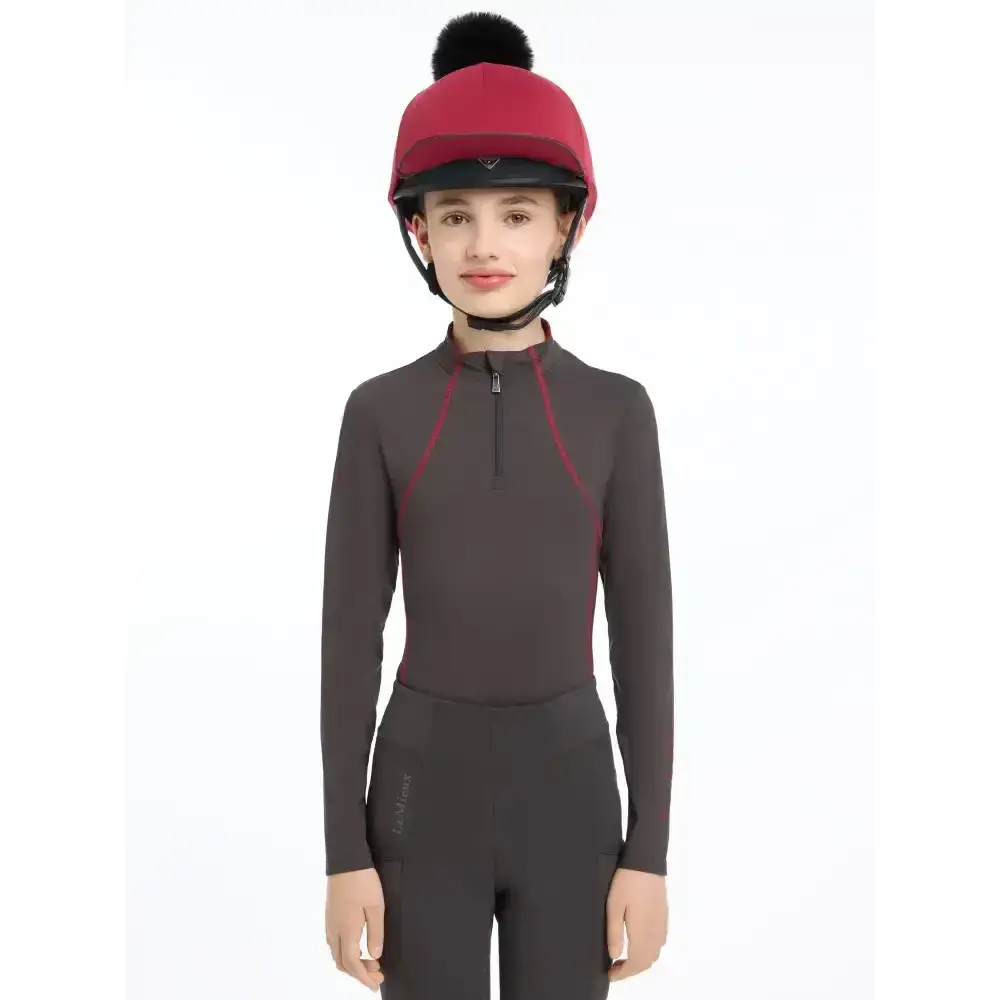 Lemieux Pippa Hat Silk Ember-Hat Silks-Lemieux-Ember-Horsey Shopping