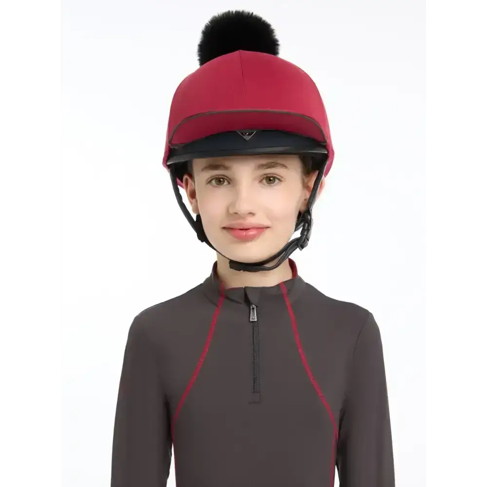 Lemieux Pippa Hat Silk Ember-Hat Silks-Lemieux-Ember-Horsey Shopping