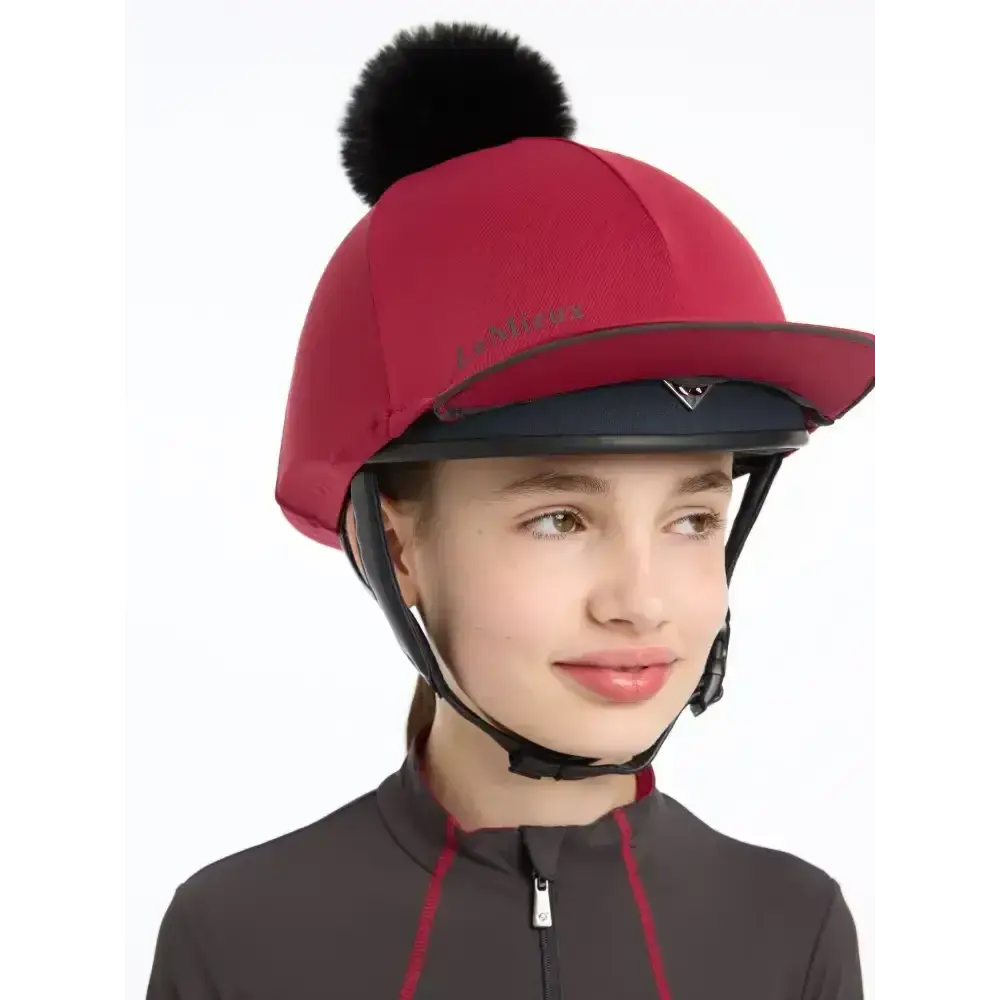 Lemieux Pippa Hat Silk Ember-Hat Silks-Lemieux-Ember-Horsey Shopping