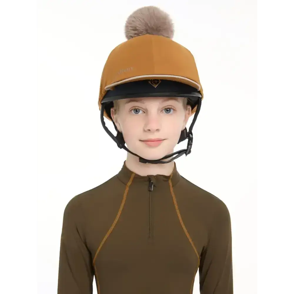 Lemieux Pippa Hat Silk Ginger-Hat Silks-Lemieux-Ginger-Horsey Shopping