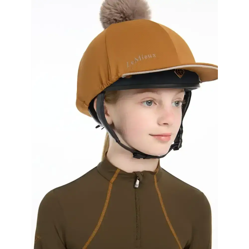 Lemieux Pippa Hat Silk Ginger-Hat Silks-Lemieux-Ginger-Horsey Shopping