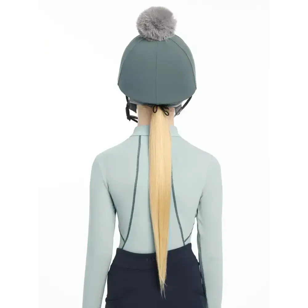 Lemieux Pippa Hat Silk Petrol-Hat Silks-Lemieux-Petrol-Horsey Shopping