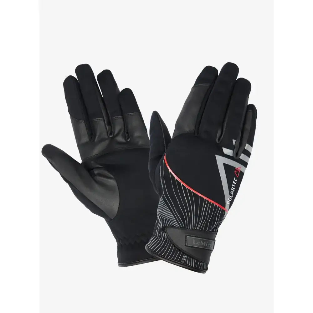 Lemieux Polartec Pro Water Resistant Gloves Black-Riding Gloves-Lemieux-X-Small-Horsey Shopping