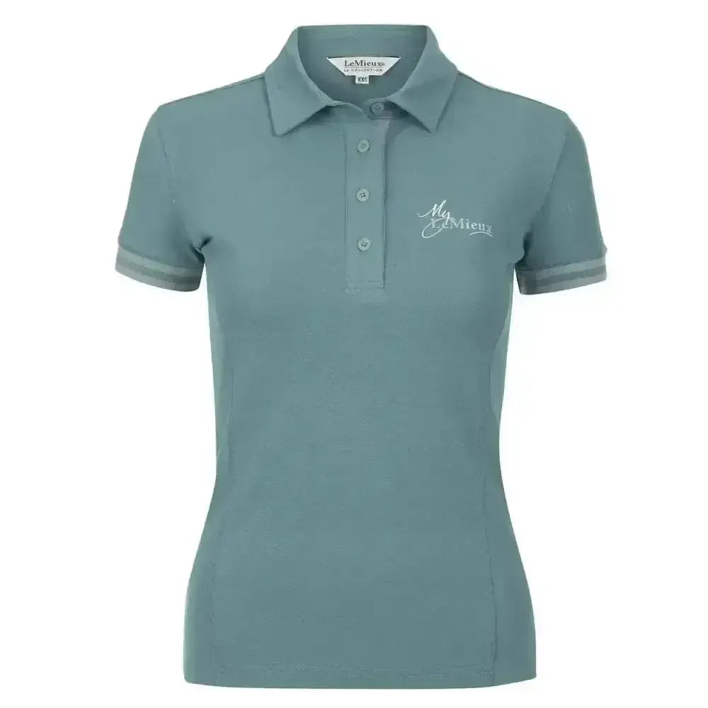 Lemieux Polo Shirt Sage-Polo Shirts-Lemieux-X Large-Horsey Shopping