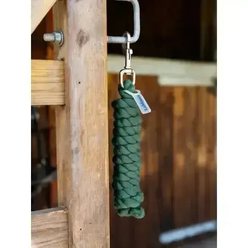 Lemieux Polycotton Leadrope Hunter Green-Lead Ropes-Lemieux-Hunter Green-One Size-Horsey Shopping