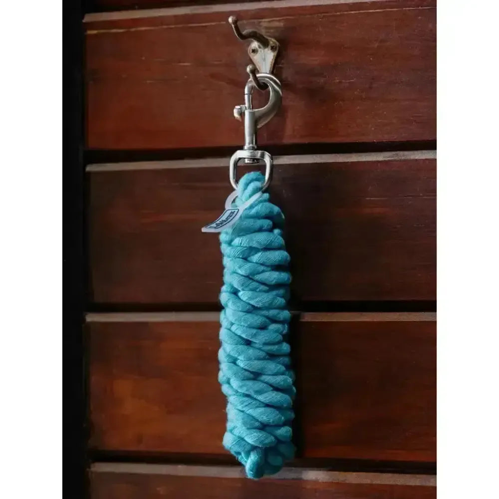 Lemieux Polycotton Leadrope Lagoon-Lead Ropes-Lemieux-Lagoon-One Size-Horsey Shopping
