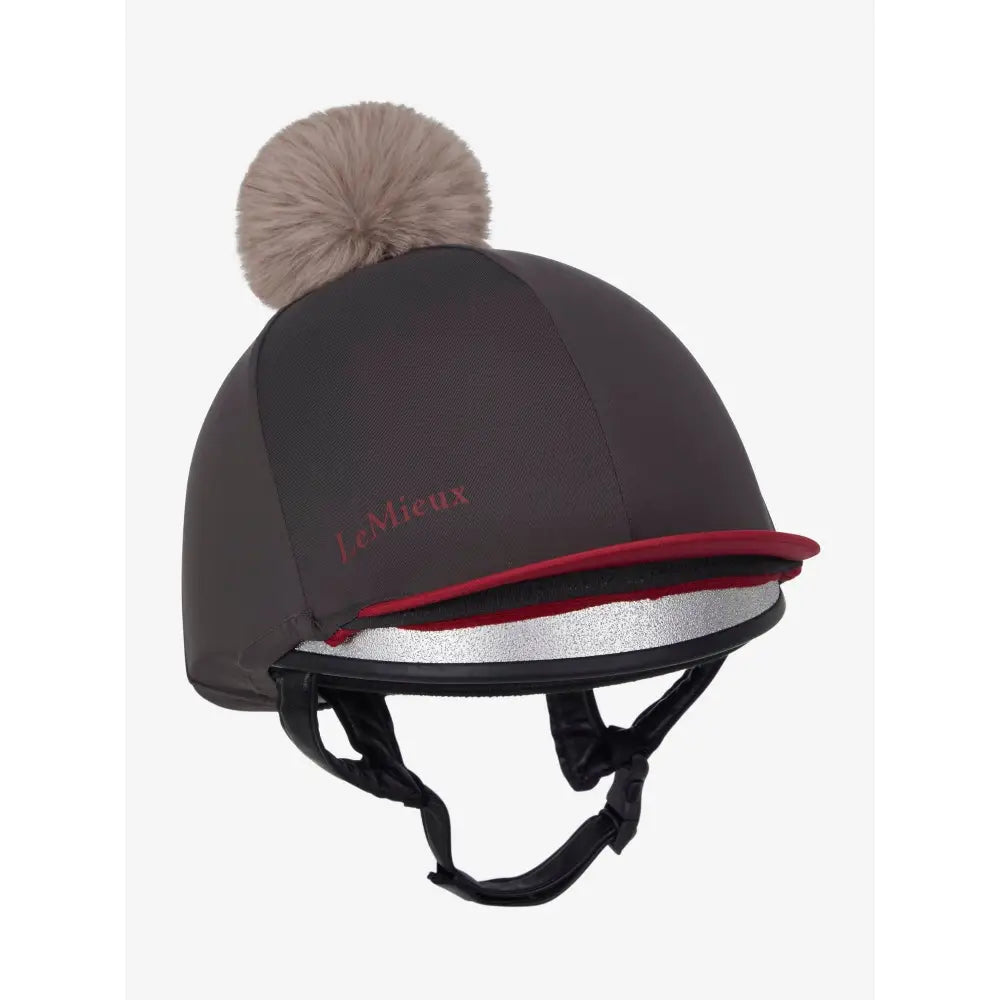 Lemieux Pom Hat Silk Cinder-Hat Silks-Lemieux-Cinder-Horsey Shopping