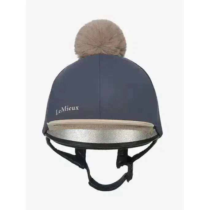 Lemieux Pom Hat Silk Dusk/Almond-Hat Silks-Lemieux-Dusk/Almond-One Size-Horsey Shopping