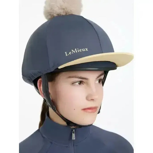 Lemieux Pom Hat Silk Dusk/Mimosa-Hat Silks-Lemieux-Dusk/Mimosa-One Size-Horsey Shopping
