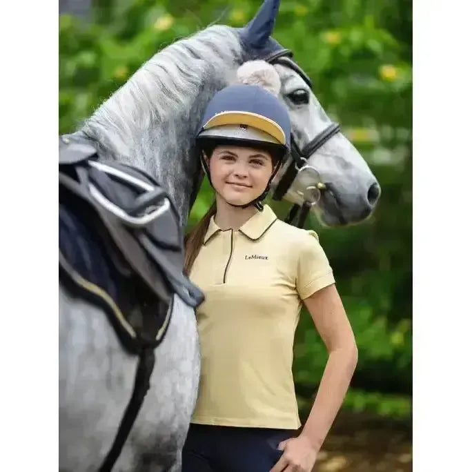 Lemieux Pom Hat Silk Dusk/Mimosa-Hat Silks-Lemieux-Dusk/Mimosa-One Size-Horsey Shopping