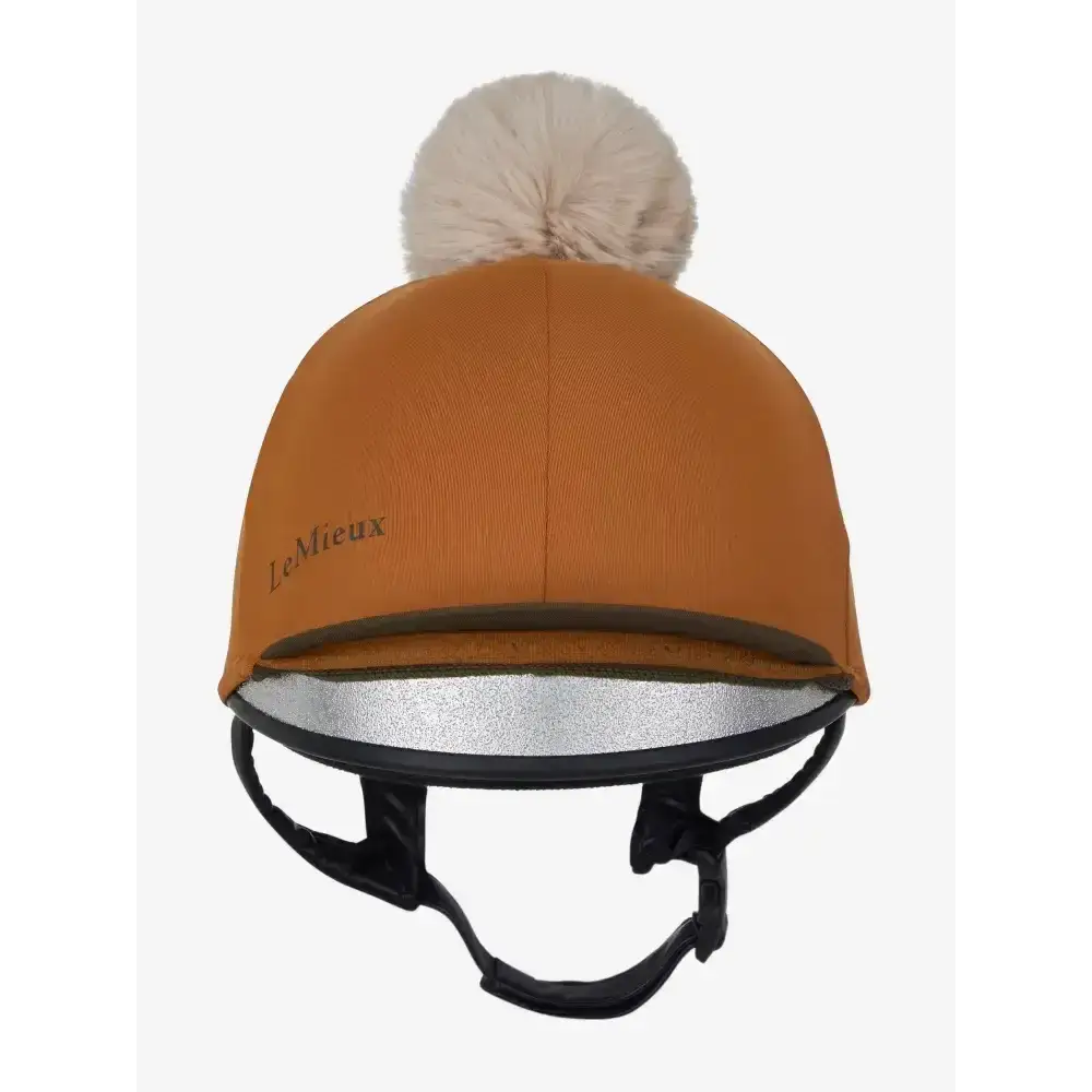 Lemieux Pom Hat Silk Ginger-Hat Silks-Lemieux-Ginger-Horsey Shopping