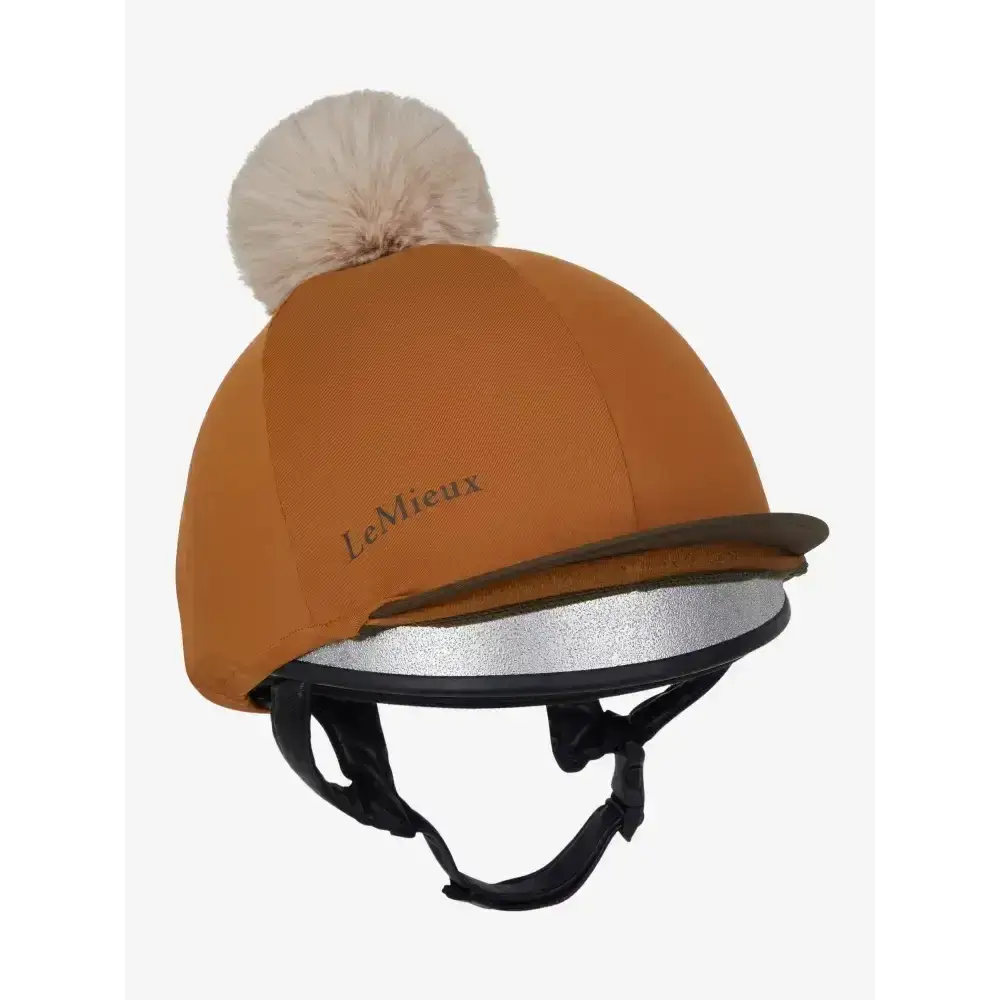 Lemieux Pom Hat Silk Ginger-Hat Silks-Lemieux-Ginger-Horsey Shopping