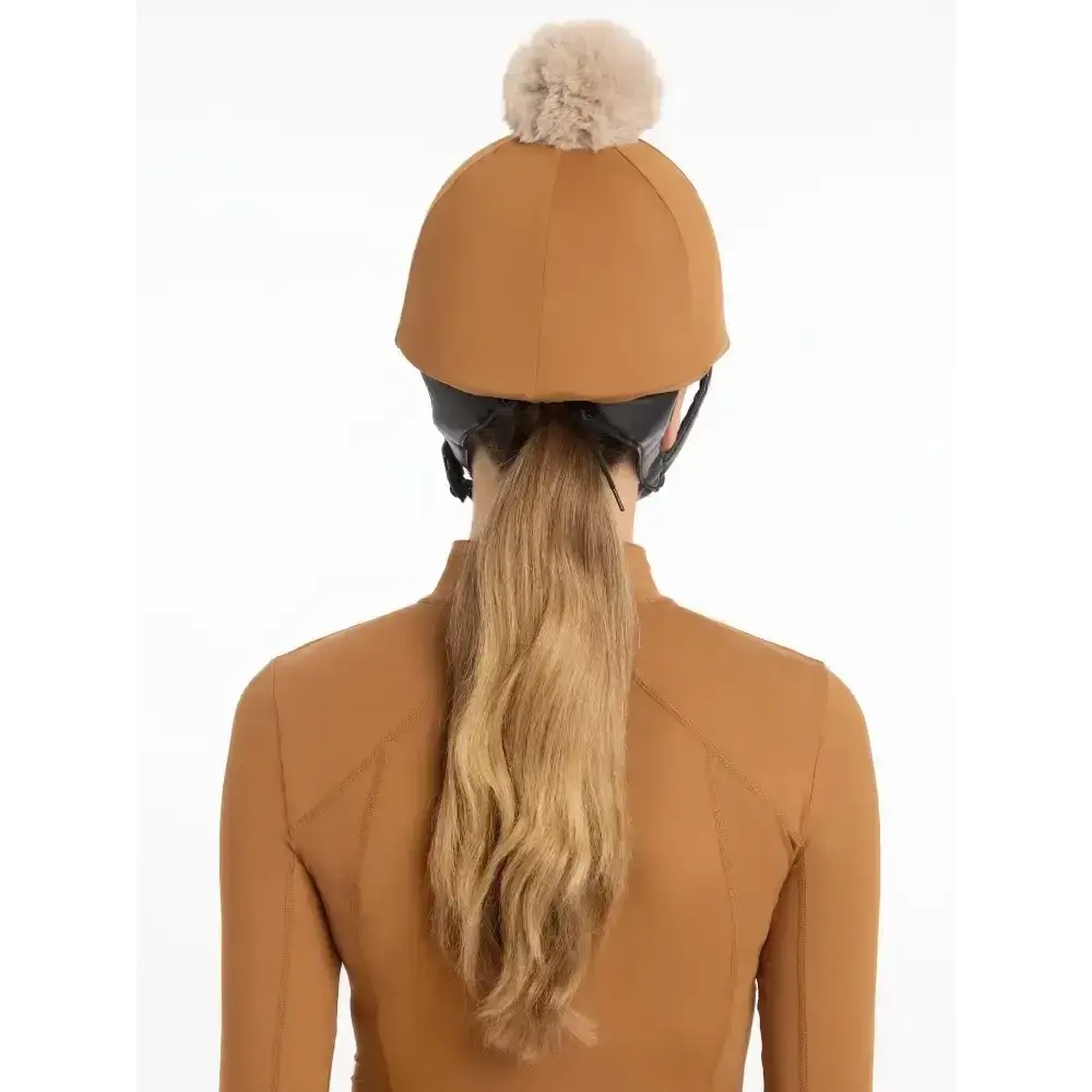Lemieux Pom Hat Silk Ginger-Hat Silks-Lemieux-Ginger-Horsey Shopping