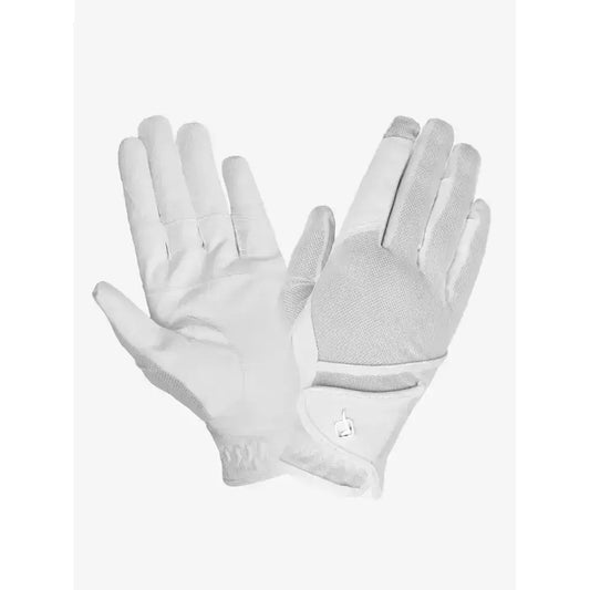 Lemieux Pro Mesh Glove White-Riding Gloves-Lemieux-X-Small-White-Horsey Shopping