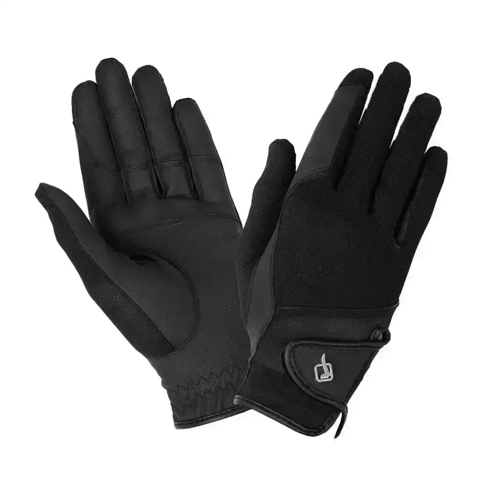 Lemieux Pro Mesh Riding Gloves-Riding Gloves-Lemieux-Black-X Small-Horsey Shopping