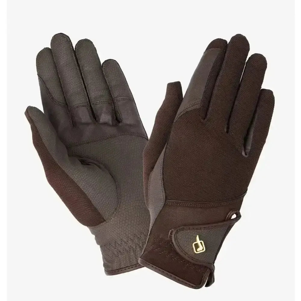 Lemieux Pro Mesh Riding Gloves-Riding Gloves-Lemieux-Brown-X Small-Horsey Shopping