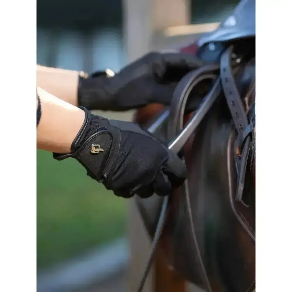 Lemieux Pro Mesh Riding Gloves-Riding Gloves-Lemieux-Navy-X Small-Horsey Shopping