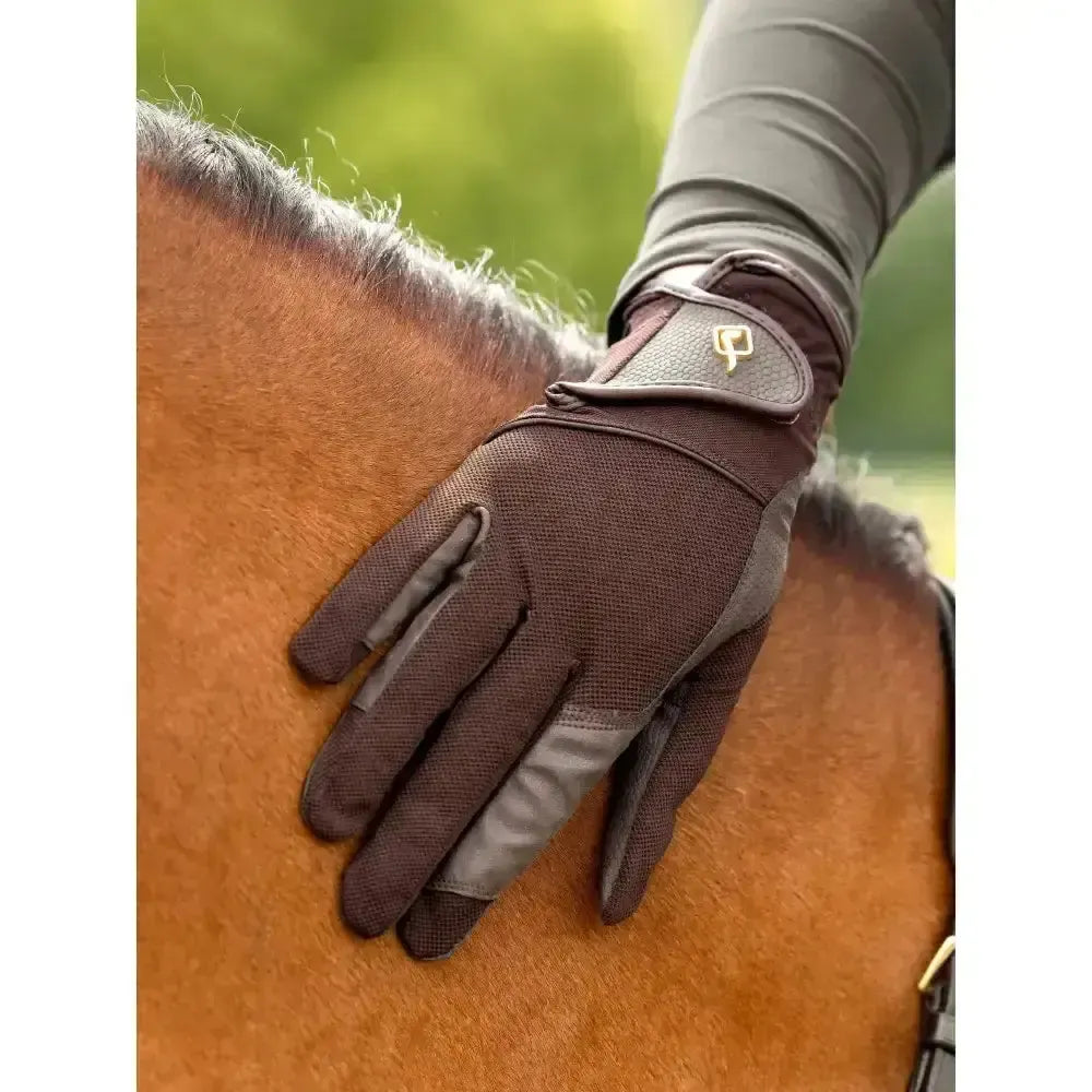 Lemieux Pro Mesh Riding Gloves-Riding Gloves-Lemieux-Navy-X Small-Horsey Shopping