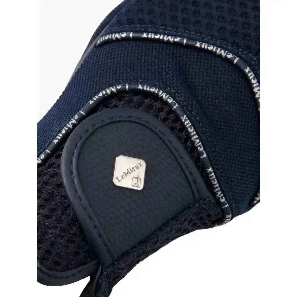 Lemieux Pro Touch 3D Mesh Riding Gloves-Riding Gloves-Lemieux-Navy-X Small-Horsey Shopping