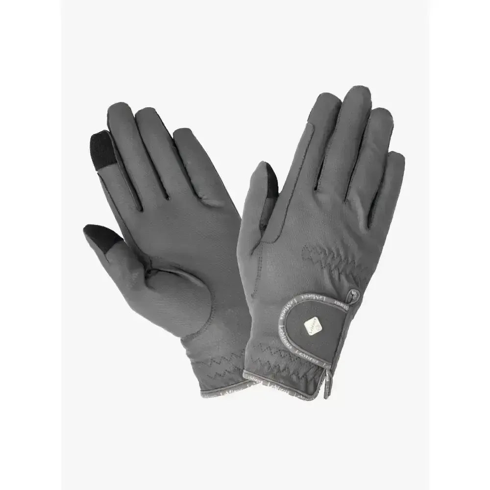 Lemieux Pro Touch Classic Riding Gloves-Riding Gloves-Lemieux-Small-Grey-Horsey Shopping