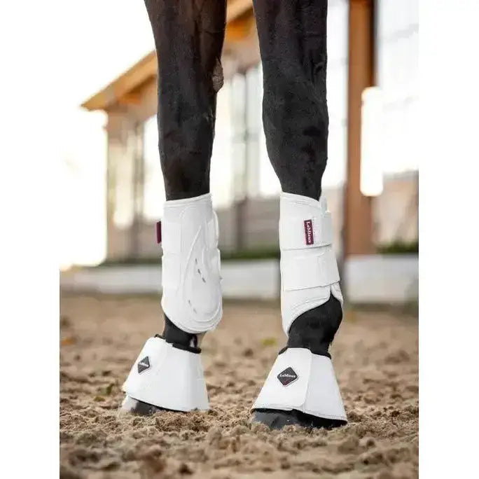 Lemieux ProShell Brushing Boots White-Brushing Boots-Lemieux-Medium-White-Horsey Shopping