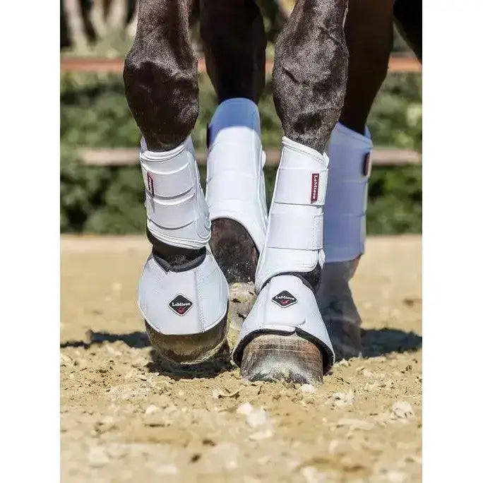 Lemieux ProShell Brushing Boots White-Brushing Boots-Lemieux-Medium-White-Horsey Shopping