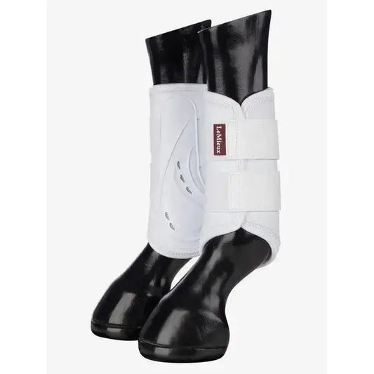 Lemieux ProShell Brushing Boots White-Brushing Boots-Lemieux-Medium-White-Horsey Shopping