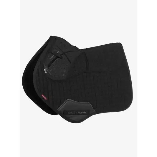 Lemieux ProSorb Plain 2 Pocket Close Contact Square Black-Saddle Pads-Lemieux-Large-Black-Horsey Shopping