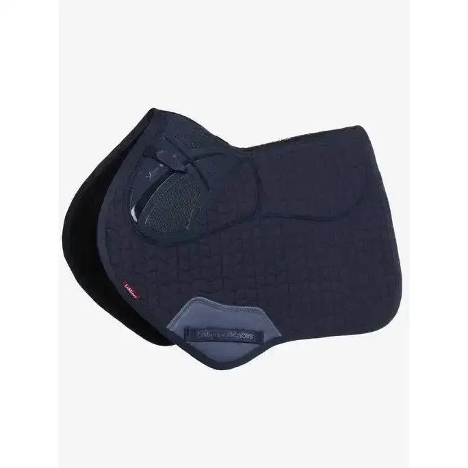 Lemieux ProSorb Plain 2 Pocket Close Contact Square Navy-Saddle Pads-Lemieux-Large-Navy-Horsey Shopping