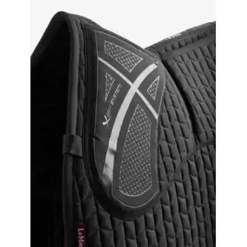 Lemieux ProSorb Plain 2 Pocket GP Square Black-Corrective Saddle Pads-Lemieux-Large-Black-Horsey Shopping