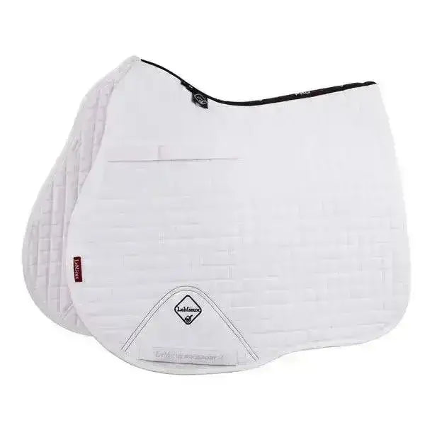 Lemieux Prosport Cotton GP Square White-Saddle Pads-Lemieux-Large-Horsey Shopping