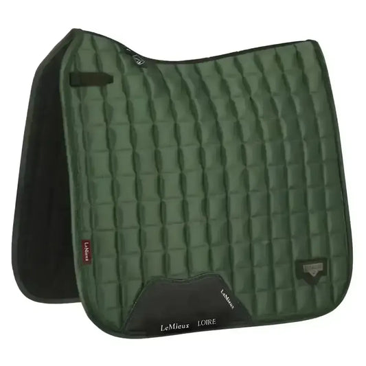 Lemieux Prosport Loire Classic Dressage Square Hunter Green-Dressage Saddle Pads-Lemieux-Large-Horsey Shopping