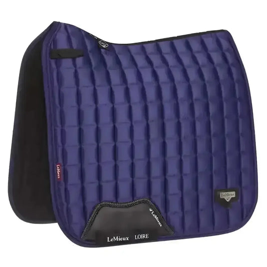 Lemieux Prosport Loire Classic Dressage Square Ink Blue-Dressage Saddle Pads-Lemieux-Large-Horsey Shopping