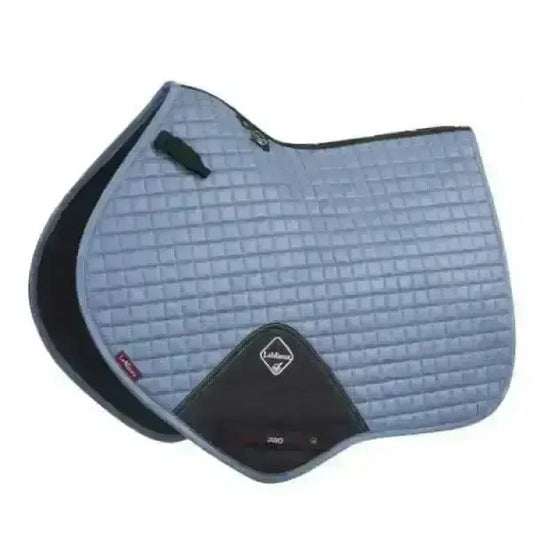 Lemieux Prosport Suede Close Contact Square Ice Blue-Saddle Pads-Lemieux-Small/Medium-Horsey Shopping