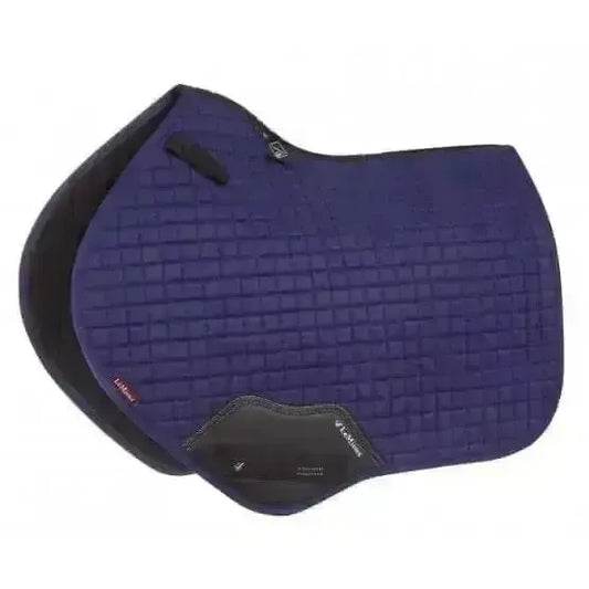 Lemieux Prosport Suede Close Contact Square Ink Blue-Saddle Pads-Lemieux-Small/Medium-Horsey Shopping