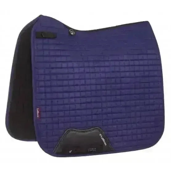 Lemieux Prosport Suede Dressage Square Ink Blue-Dressage Saddle Pads-Lemieux-Large-Horsey Shopping