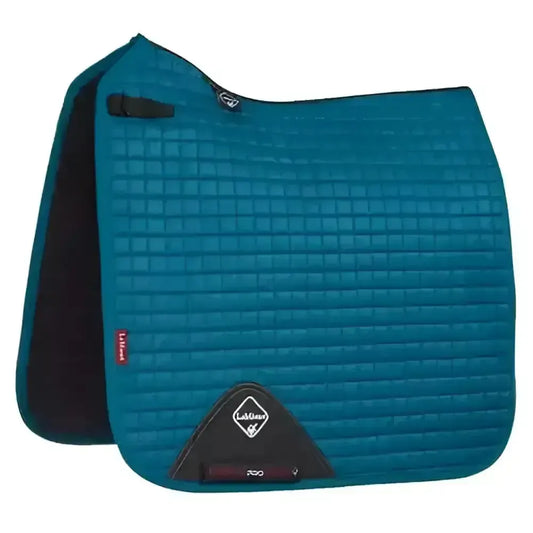 Lemieux Prosport Suede Dressage Square Peacock-Dressage Saddle Pads-Lemieux-Large-Horsey Shopping