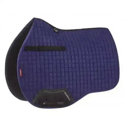 Lemieux Prosport Suede GP Square Ink Blue-Saddle Pads-Lemieux-Large-Horsey Shopping