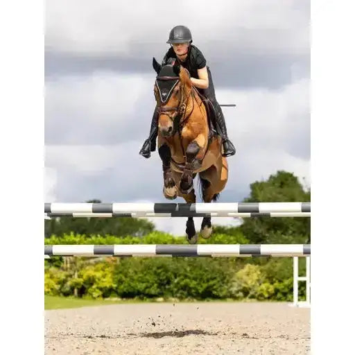 Lemieux Puissance Fly Hood Black-Horse Ear Bonnets-Lemieux-Medium-Black-Horsey Shopping