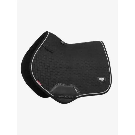 Lemieux Puissance Suede Close Contact Square Black-Saddle Pads-Lemieux-Small/Medium-Black-Horsey Shopping